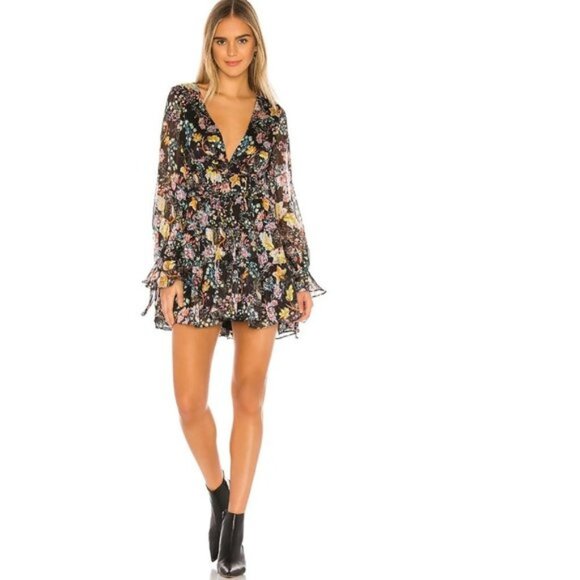 Free People Closer to the Heart Floral Mini Dress - Picture 4 of 11